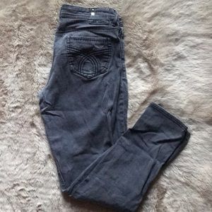 Gray stone jeans